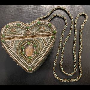 COPY - Mary Frances BOX style heart purse
